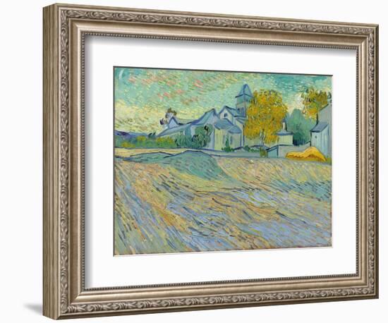 Vue De L'Asile Et De La Chapelle De Saint-Remy, 1889-Vincent van Gogh-Framed Giclee Print