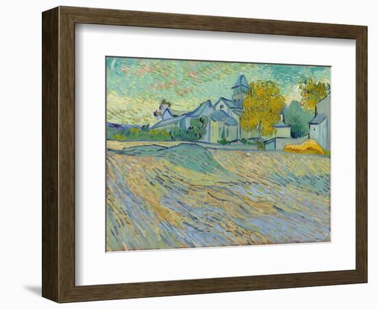 Vue De L'Asile Et De La Chapelle De Saint-Remy, 1889-Vincent van Gogh-Framed Giclee Print