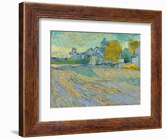 Vue De L'Asile Et De La Chapelle De Saint-Remy, 1889-Vincent van Gogh-Framed Giclee Print