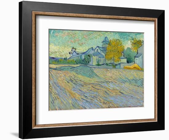 Vue De L'Asile Et De La Chapelle De Saint-Remy, 1889-Vincent van Gogh-Framed Giclee Print