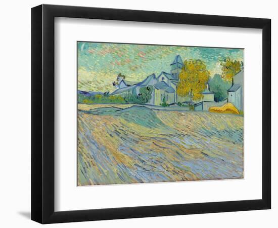 Vue De L'Asile Et De La Chapelle De Saint-Remy, 1889-Vincent van Gogh-Framed Giclee Print