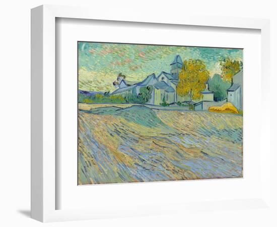 Vue De L'Asile Et De La Chapelle De Saint-Remy, 1889-Vincent van Gogh-Framed Giclee Print