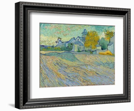 Vue De L'Asile Et De La Chapelle De Saint-Remy, 1889-Vincent van Gogh-Framed Giclee Print