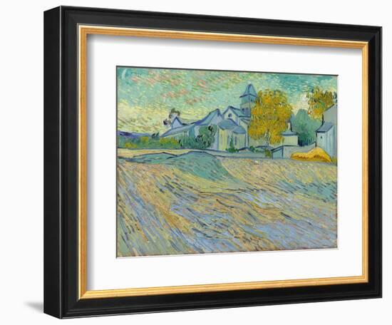 Vue De L'Asile Et De La Chapelle De Saint-Remy, 1889-Vincent van Gogh-Framed Giclee Print