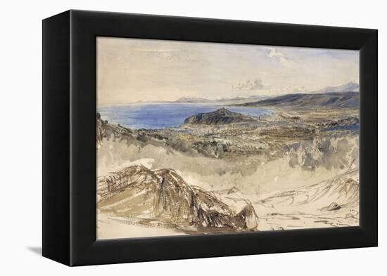 Vue de Nice-Paul Huet-Framed Premier Image Canvas