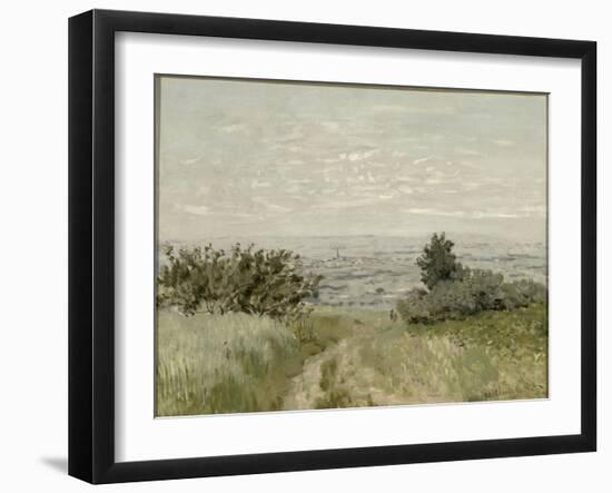 Vue de plaine à Argenteuil, côteaux de Sannois-Claude Monet-Framed Giclee Print