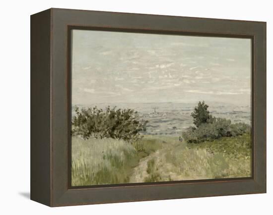 Vue de plaine à Argenteuil, côteaux de Sannois-Claude Monet-Framed Premier Image Canvas