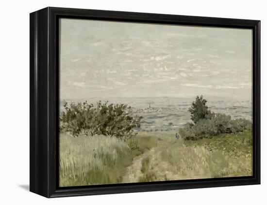 Vue de plaine à Argenteuil, côteaux de Sannois-Claude Monet-Framed Premier Image Canvas