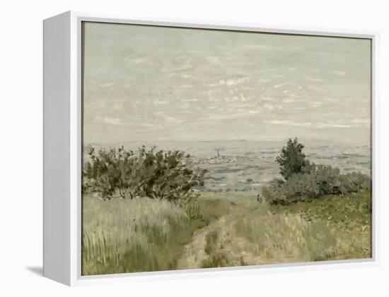 Vue de plaine à Argenteuil, côteaux de Sannois-Claude Monet-Framed Premier Image Canvas