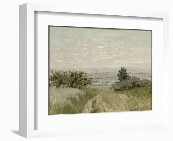 Vue de plaine à Argenteuil, côteaux de Sannois-Claude Monet-Framed Giclee Print