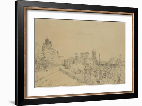 Vue de Rome prise du Pincio-Victor Baltard-Framed Giclee Print