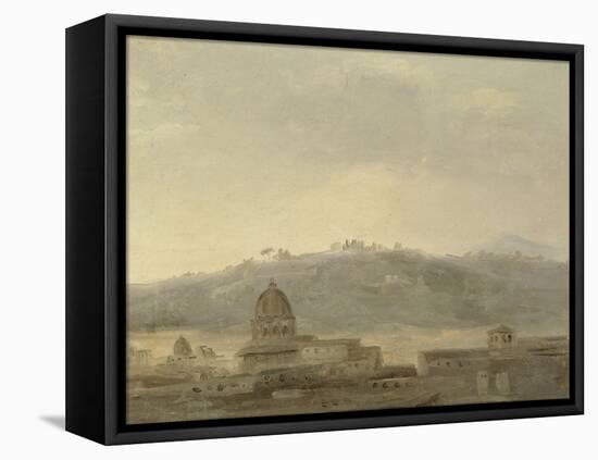 Vue de Rome-Pierre Henri de Valenciennes-Framed Premier Image Canvas