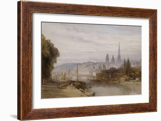 Vue de Rouen-William Callow-Framed Giclee Print