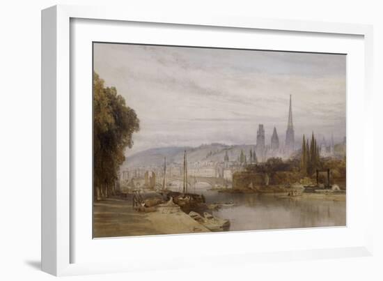 Vue de Rouen-William Callow-Framed Giclee Print