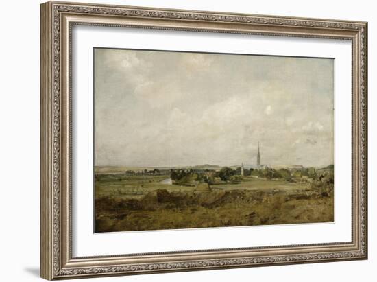 Vue de Salisbury-John Constable-Framed Giclee Print