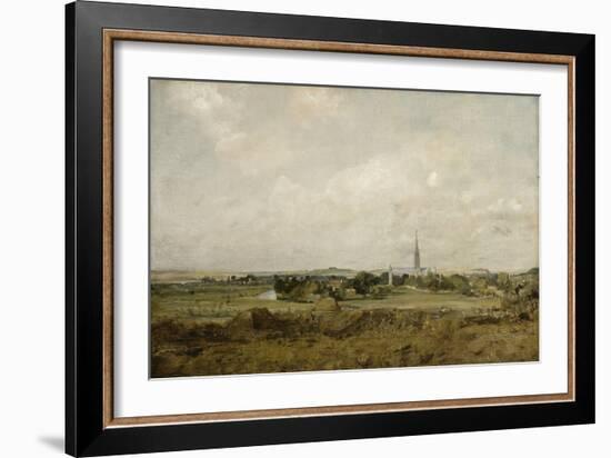 Vue de Salisbury-John Constable-Framed Giclee Print