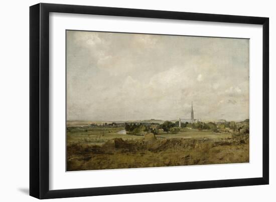 Vue de Salisbury-John Constable-Framed Giclee Print