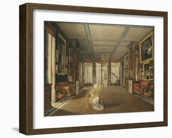 Vue de Salon de musique de Joséphine-Auguste Garneray-Framed Giclee Print