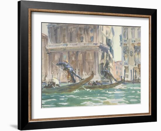 Vue de Venise (sur le canal), vers 1906-John Singer Sargent-Framed Giclee Print