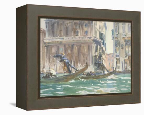 Vue de Venise (sur le canal), vers 1906-John Singer Sargent-Framed Premier Image Canvas