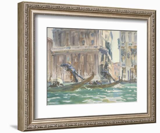 Vue de Venise (sur le canal), vers 1906-John Singer Sargent-Framed Giclee Print