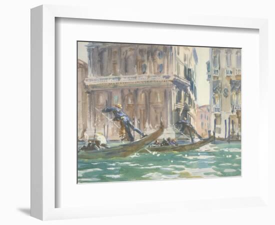 Vue de Venise (sur le canal), vers 1906-John Singer Sargent-Framed Giclee Print