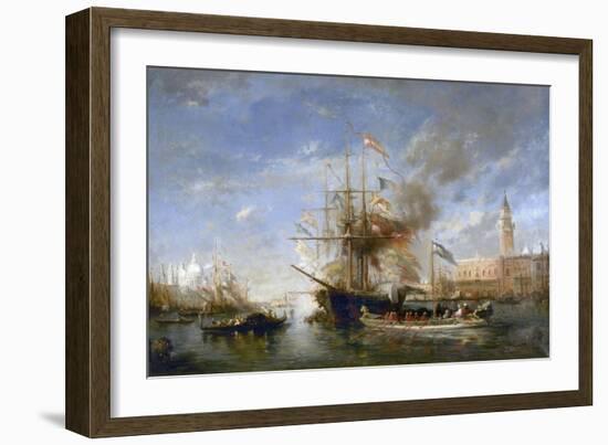 Vue de Venise-Félix Ziem-Framed Giclee Print