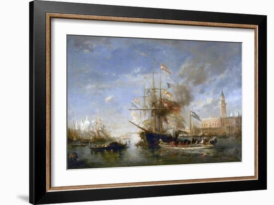 Vue de Venise-Félix Ziem-Framed Giclee Print