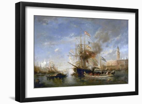 Vue de Venise-Félix Ziem-Framed Giclee Print