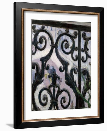 Vue Depuis Le Balcon - View from a Balcony - Peinture De Gustave Caillebotte (1848-1894), 1880 - Oi-Gustave Caillebotte-Framed Giclee Print