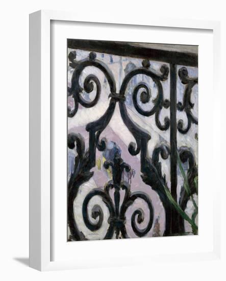 Vue Depuis Le Balcon - View from a Balcony - Peinture De Gustave Caillebotte (1848-1894), 1880 - Oi-Gustave Caillebotte-Framed Giclee Print