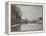 Vue du canal Saint-Martin, Paris-Alfred Sisley-Framed Premier Image Canvas