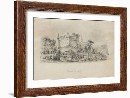 Vue du château de Pau depuis l'ouest-null-Framed Giclee Print