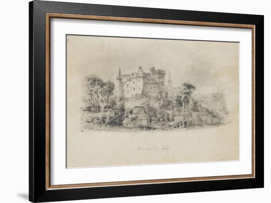 Vue du château de Pau depuis l'ouest-null-Framed Giclee Print