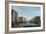 Vue Du Grand Canal Depuis Le Palais Balbi, Vers Le Pont Du Rialto, Avec Une Regate - View of the Gr-Giuseppe Bernardino Bison-Framed Giclee Print