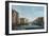 Vue Du Grand Canal Depuis Le Palais Balbi, Vers Le Pont Du Rialto, Avec Une Regate - View of the Gr-Giuseppe Bernardino Bison-Framed Giclee Print