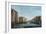 Vue Du Grand Canal Depuis Le Palais Balbi, Vers Le Pont Du Rialto, Avec Une Regate - View of the Gr-Giuseppe Bernardino Bison-Framed Giclee Print