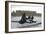 Vue du parc, parterre d'eau, bassin nord, margelle ouest : la Seine-Hongre Etienne Le-Framed Giclee Print