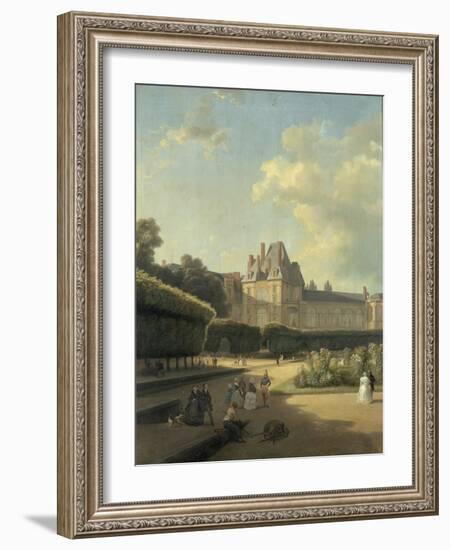 Vue du pavillon de la Porte Dorée-Jean Charles Joseph Remond-Framed Giclee Print