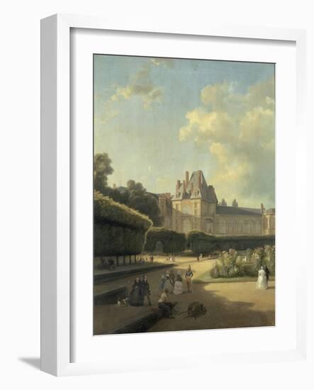 Vue du pavillon de la Porte Dorée-Jean Charles Joseph Remond-Framed Giclee Print