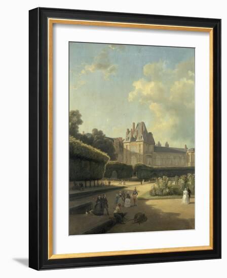 Vue du pavillon de la Porte Dorée-Jean Charles Joseph Remond-Framed Giclee Print