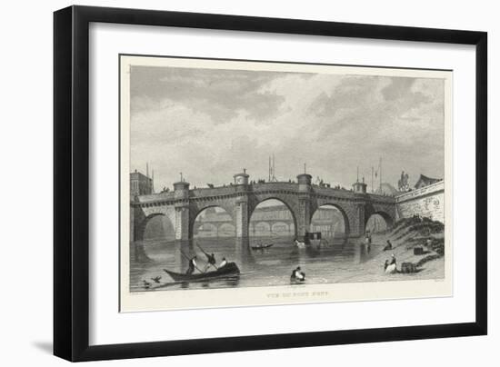 Vue Du Pont Neuf-A. Pugin-Framed Art Print