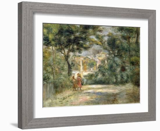 Vue du Sacre Coeur, 1905-Pierre-Auguste Renoir-Framed Giclee Print