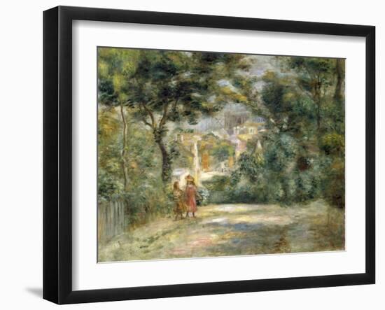 Vue du Sacre Coeur, 1905-Pierre-Auguste Renoir-Framed Giclee Print