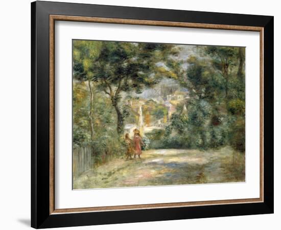 Vue du Sacre Coeur, 1905-Pierre-Auguste Renoir-Framed Giclee Print