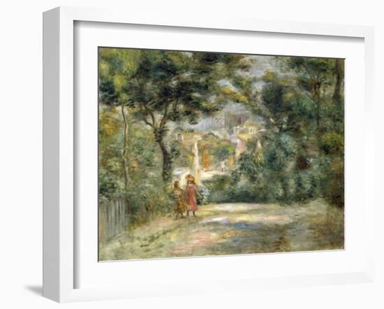 Vue du Sacre Coeur, 1905-Pierre-Auguste Renoir-Framed Giclee Print