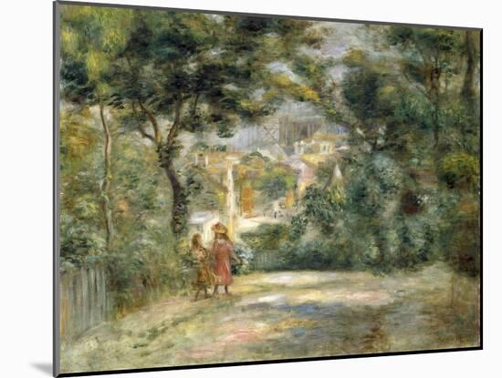Vue du Sacre Coeur, 1905-Pierre-Auguste Renoir-Mounted Giclee Print