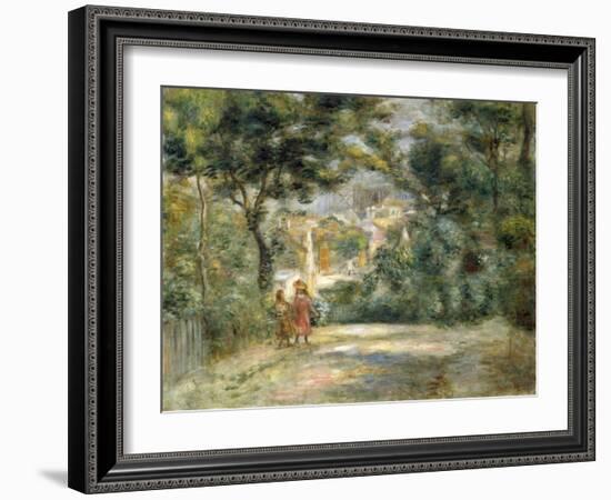 Vue du Sacre Coeur, 1905-Pierre-Auguste Renoir-Framed Giclee Print