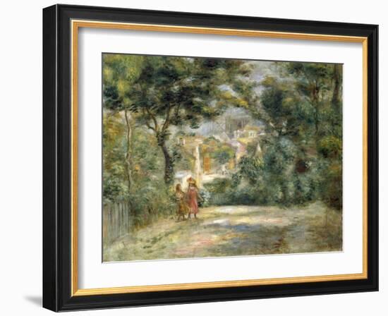 Vue du Sacre Coeur, 1905-Pierre-Auguste Renoir-Framed Giclee Print