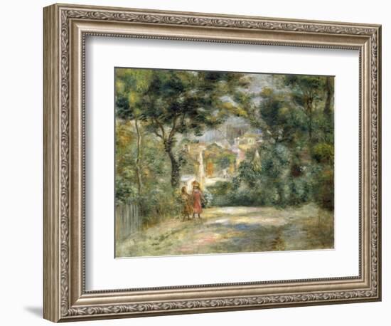 Vue du Sacre Coeur, 1905-Pierre-Auguste Renoir-Framed Giclee Print